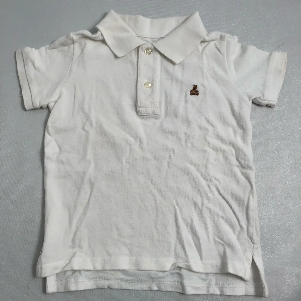 Gap white short sleeve polo shirt